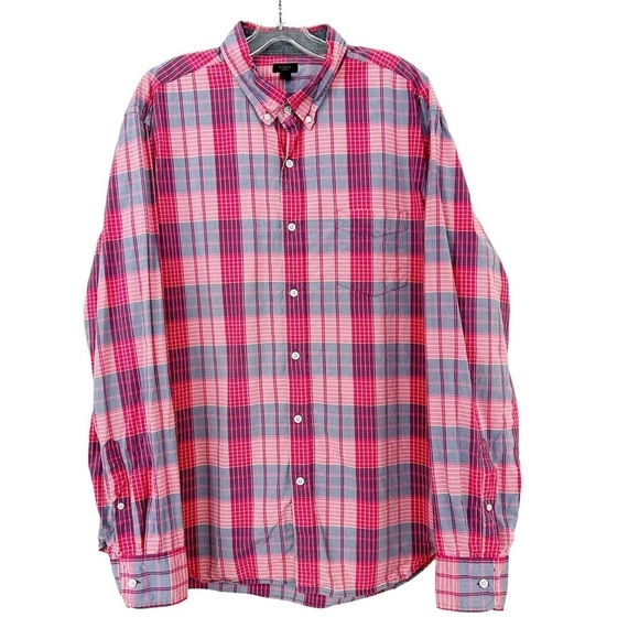 J. crew tartan plaid button down shirt, S - Picture 2 of 9